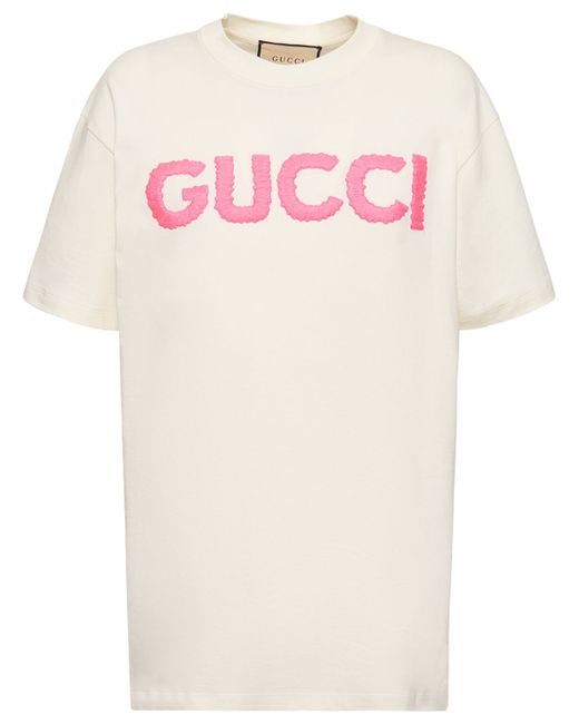 Gucci Oversized Cotton Jersey T-shirt