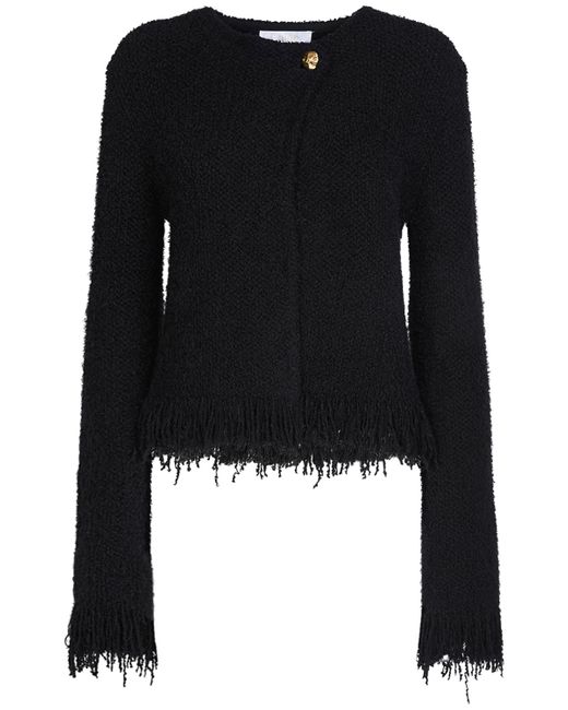 Chloé Embellished Wool Silk Knit Jacket