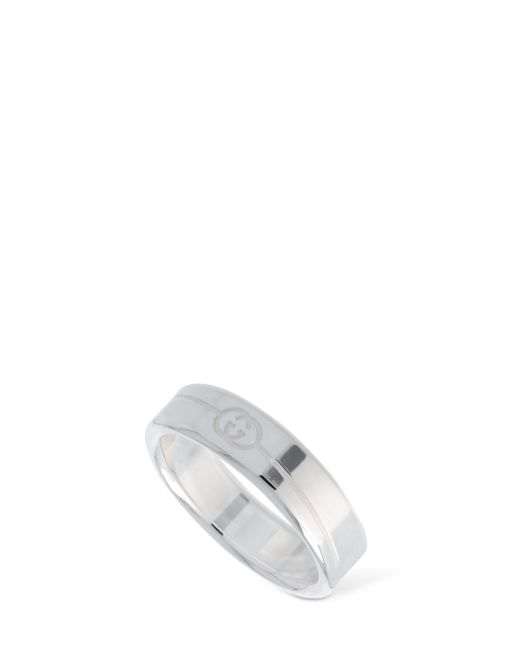 Gucci Tag Sterling Ring