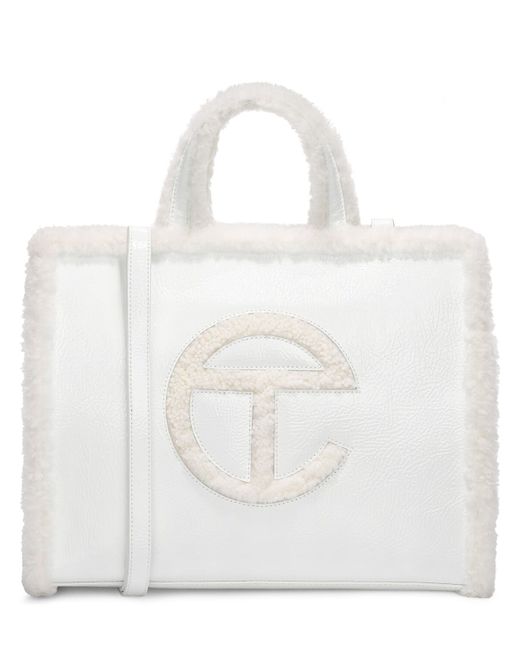 UGG x Telfar Medium Telfar Crinkle Patent Shopper Bag