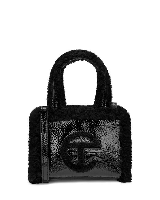 UGG x Telfar Small Telfar Crinkle Patent Shopper Bag