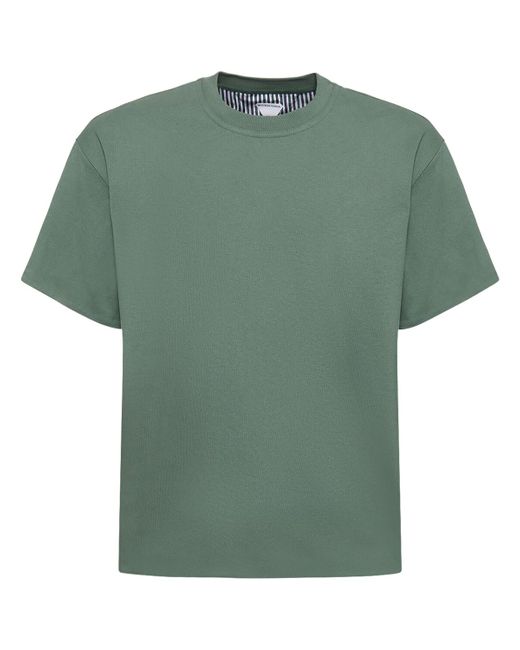 Bottega Veneta Striped Cotton Poplin Jersey T-shirt