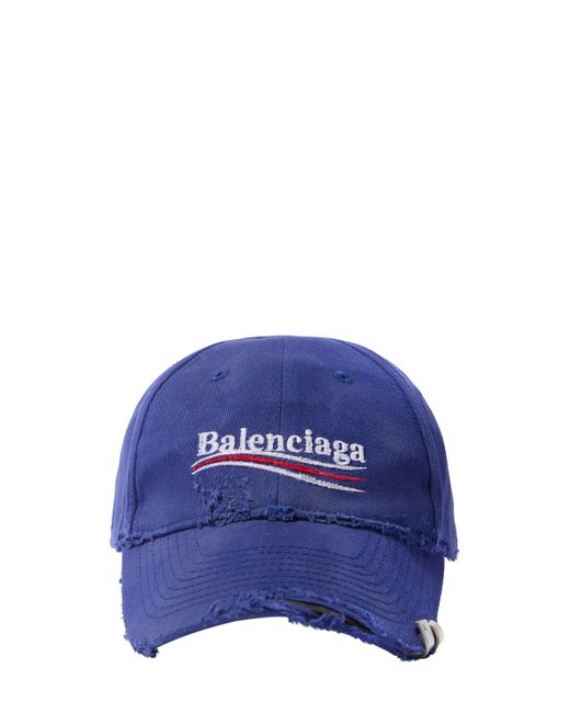 Balenciaga Political Cotton Drill Cap