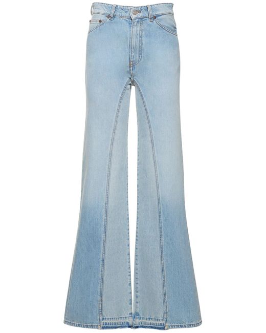 Victoria Beckham Bianca Denim Cotton Flared Jeans