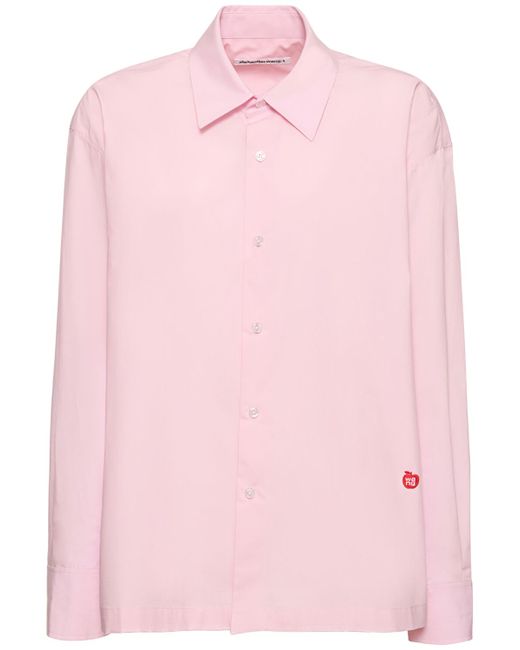 Alexander Wang Button Up Cotton Shirt W Logo