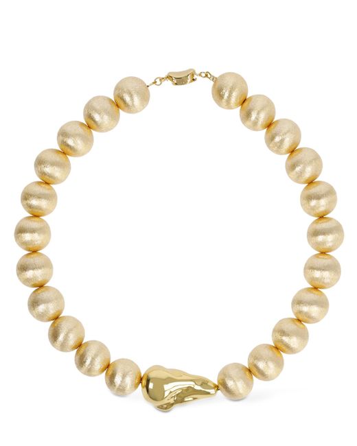 Timeless Pearly Shell Charm Beaded Choker