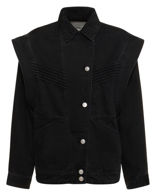 Isabel Marant Harmon Cotton Jacket W Shirt Collar