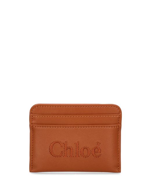 Chloé Sense Leather Card Holder