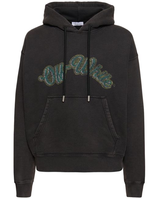 Off-White Green Bacchus Skate Cotton Hoodie
