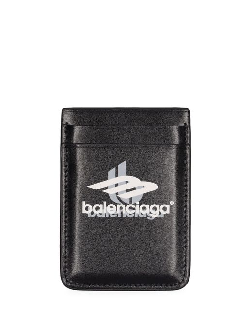 Balenciaga Magnet Leather Cash Card Holder
