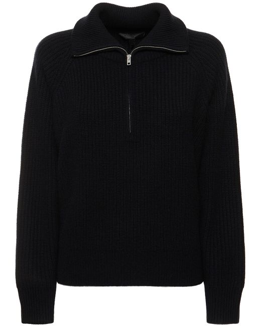 Nili Lotan Garza Half Zip Cashmere Sweater