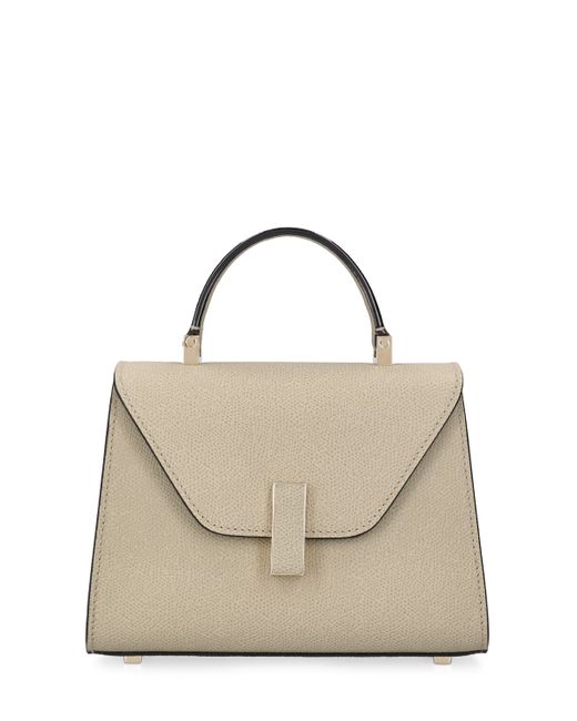 Valextra Micro Iside Grained Leather Bag