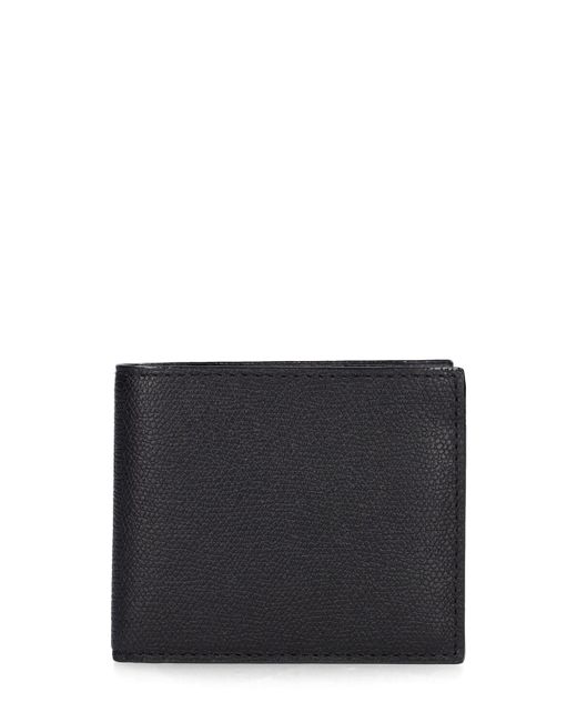 Valextra 6cc Leather Bifold Wallet