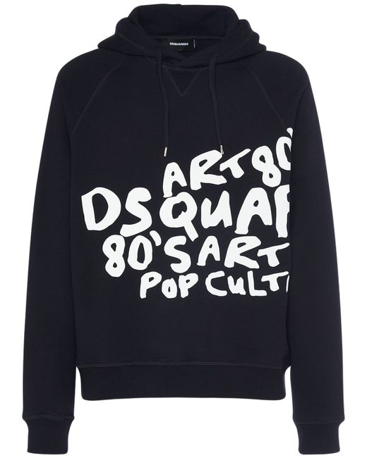 Dsquared2 D2 Pop 80s Printed Cotton Hoodie