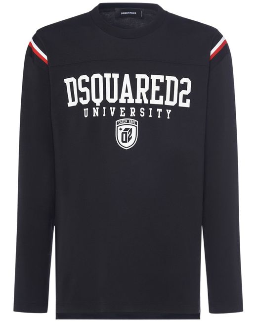 Dsquared2 Varsity Logo Long Sleeved T-shirt