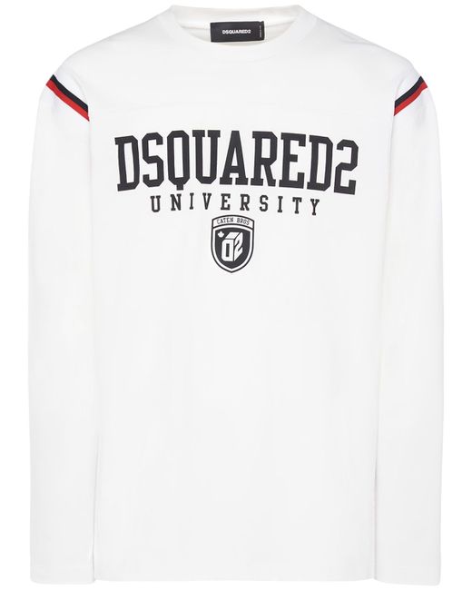 Dsquared2 Varsity Logo Long Sleeved T-shirt