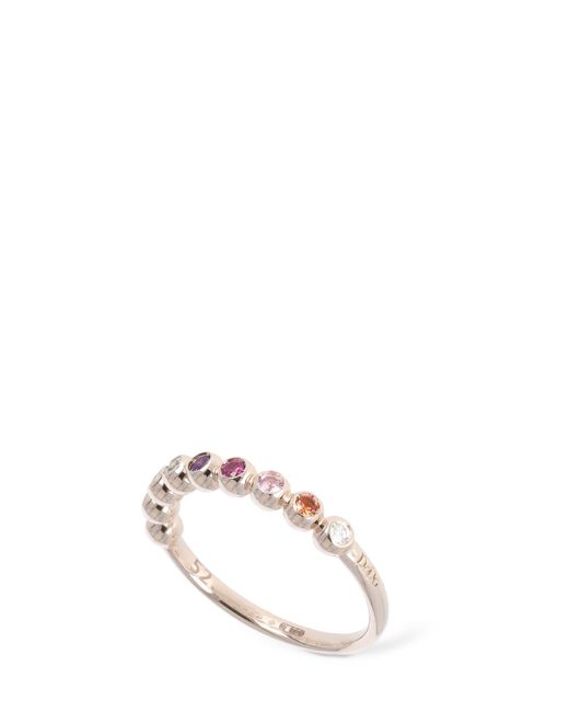 Dodo 9kt Rose Gold Bollicine Crystal Ring