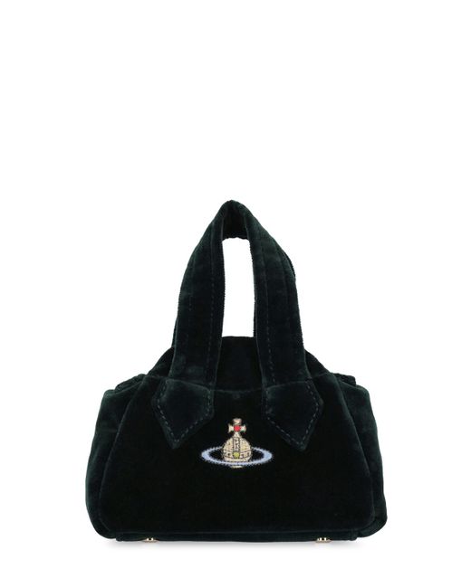 Vivienne Westwood Mini Archive Yasmine Velvet Shoulder Bag