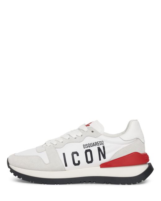 Dsquared2 Icon Tech Leather Sneakers