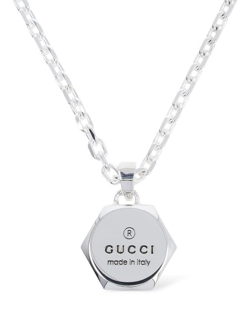 Gucci Trademark Sterling Necklace