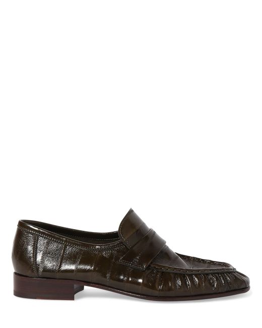 The Row 10mm Soft Eel Leather Loafers