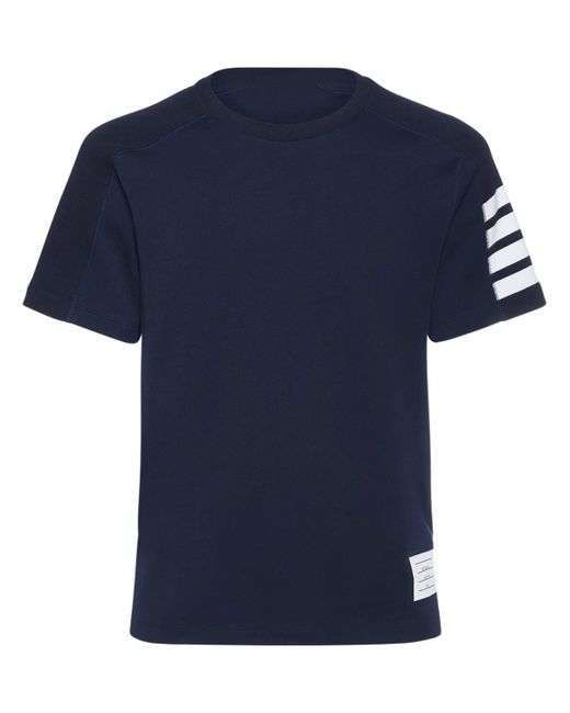 Thom Browne Cotton Ss T-shirt W Bar Stripe