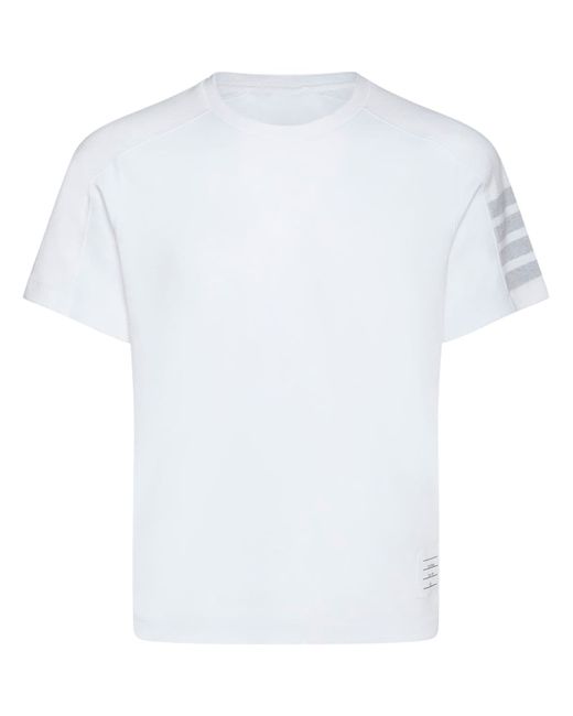 Thom Browne Cotton Ss T-shirt W Bar Stripe