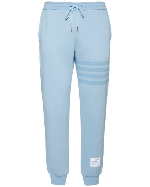 Thom Browne Double Face Knit Sweatpants W Bar