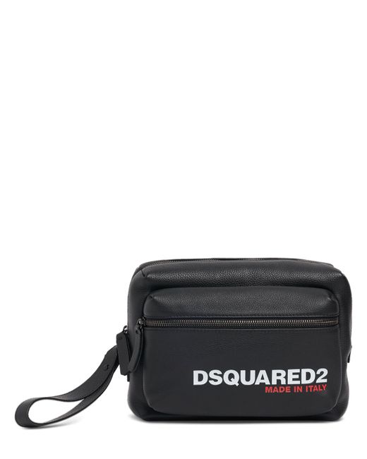 Dsquared2 Logo Leather Clutch