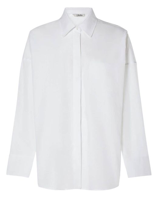 S Max Mara Lodola Cotton Oxford Shirt