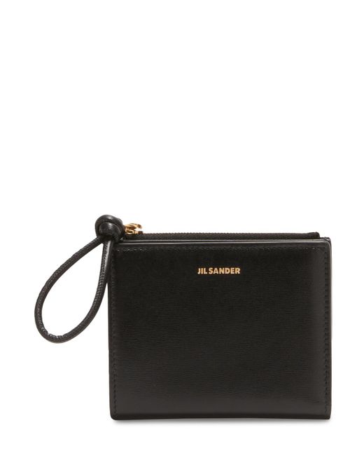 Jil Sander Mini Embossed Leather Wallet