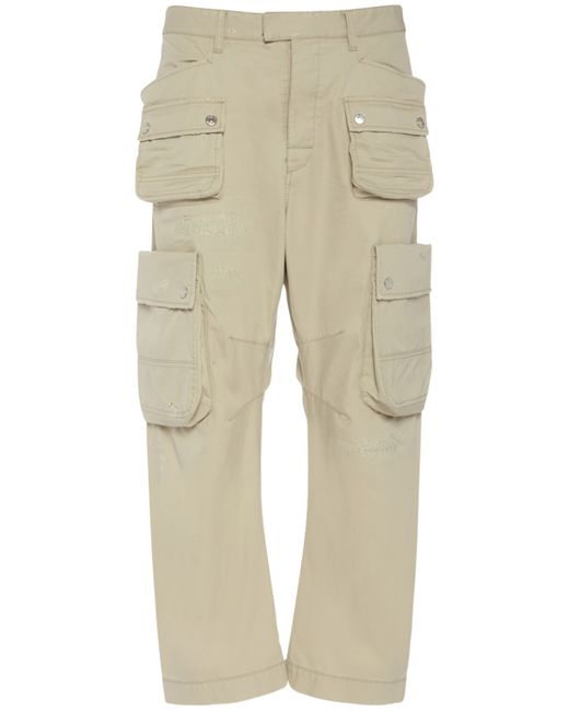 Dsquared2 Multi-pocket Cotton Twill Cargo Pants