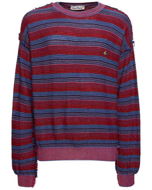 Vivienne Westwood Striped Wool Silk Knit Sweater