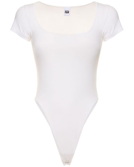 Re/Done Pam Jersey Bodysuit