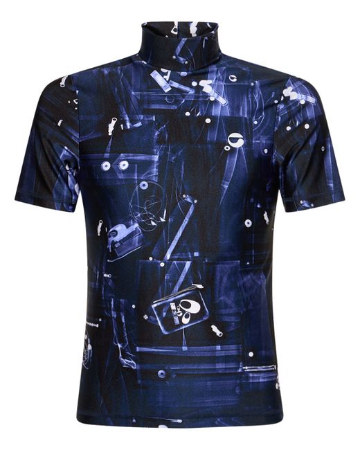 Coperni X-ray Fitted High Collar T-shirt