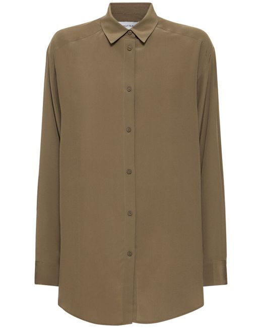 Matteau Long Sleeve Silk Shirt