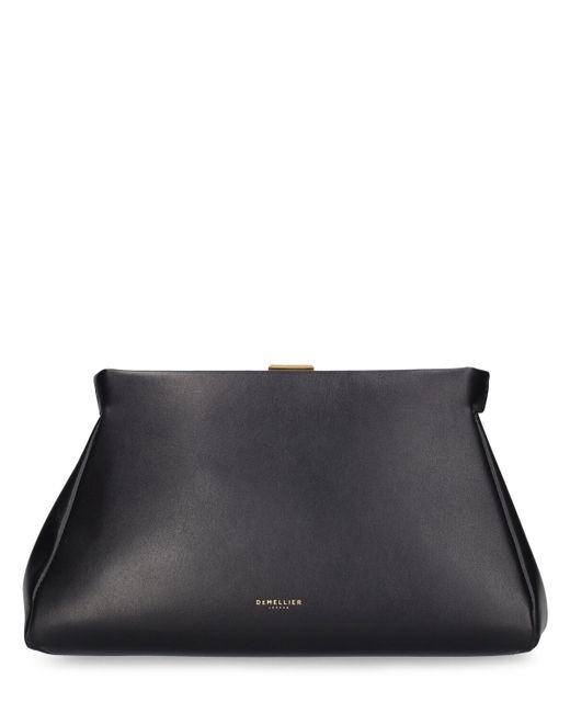 DeMellier Cannes Chunky Chain Leather Clutch