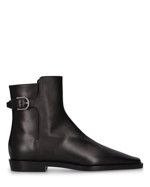 Totême 20mm The Belted Leather Boots