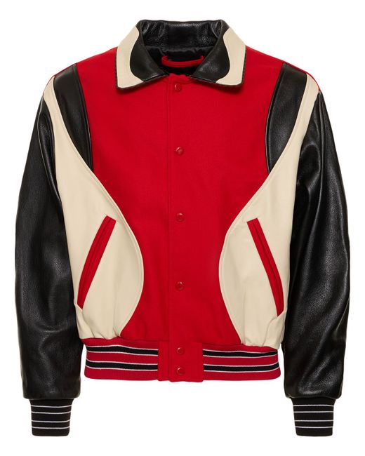 Andersson Bell Robyn Wool Leather Varsity Jacket