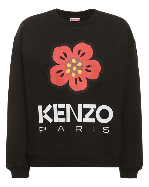 KENZO Paris Boke Flower Brushed Cotton Sweatshirt