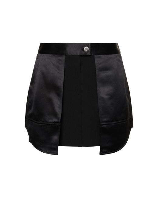 Helmut Lang Inside-out Tech Mini Skirt