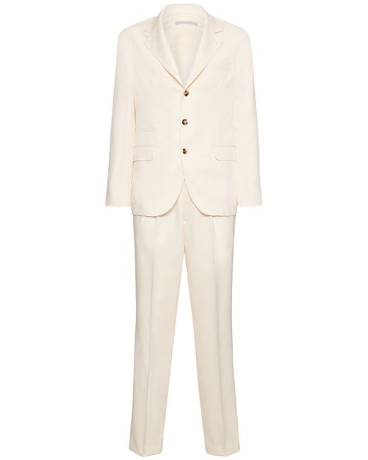 Brunello Cucinelli Silk Single Breasted Suit