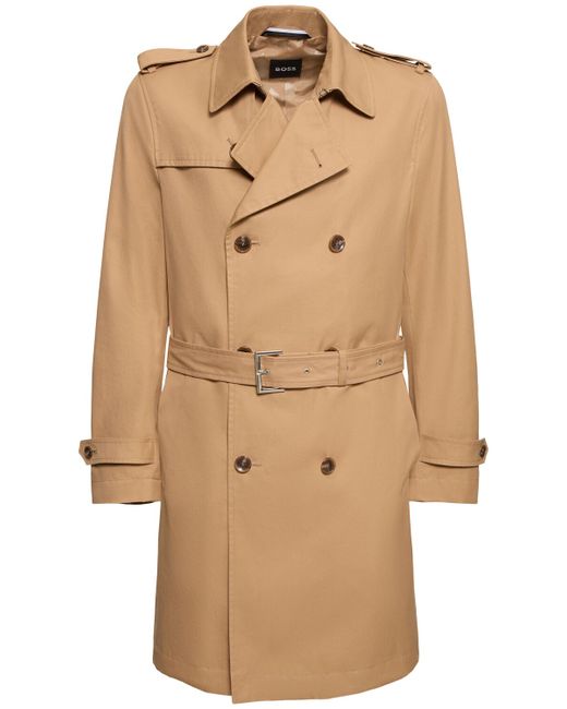Boss H-hyde Cotton Trench Coat