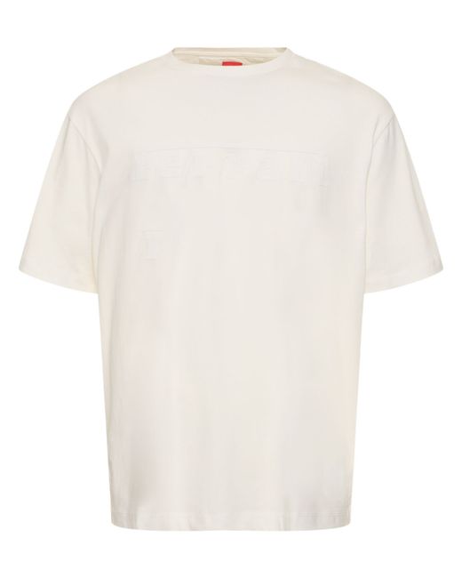 Ferrari Logo Oversize Cotton Jersey T-shirt