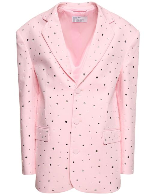 Giuseppe Di Morabito Embellished Cotton Blend Jacket