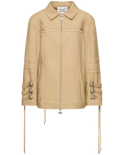 Cannari Concept Loose Fit Cotton Jacket