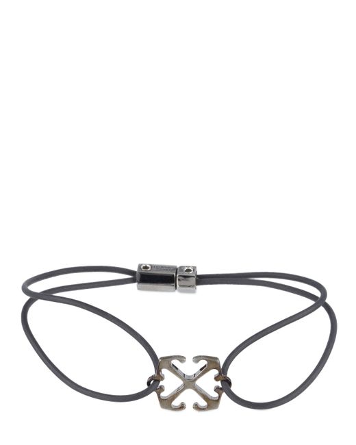 Off-White Arrow Cable Brass Bracelet