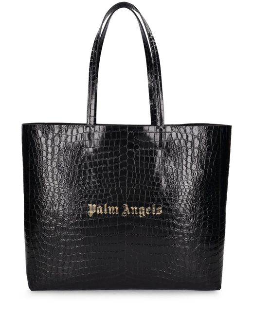 Palm Angels Palm Leather Tote Bag