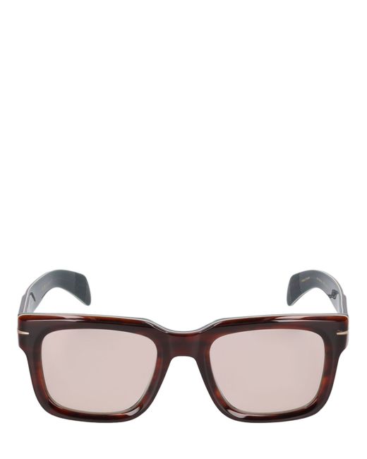 David Beckham Eyewear Db Geometric Acetate Sunglasses
