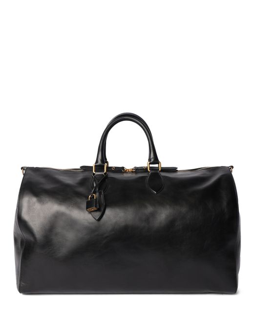 Khaite Pierre Leather Weekender Bag